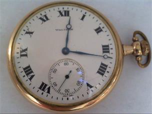 WALTHAM '1918' POCKET WATCH MODEL 1894, GRADE 235, SIZE 12, 17